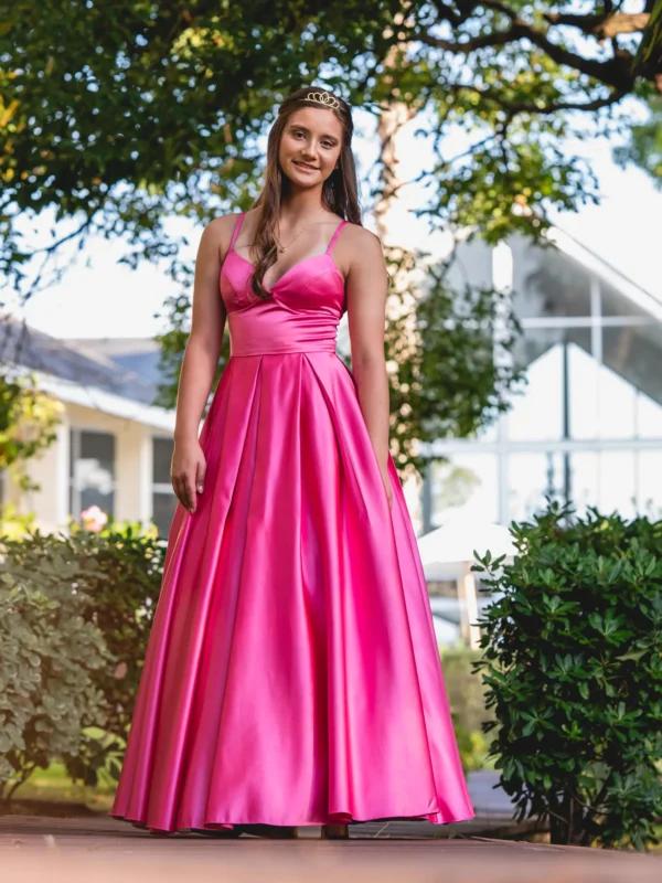 Vestido de fiesta de 15 años confeccionado por Cecilia Méndez