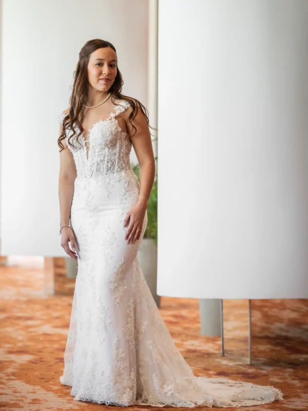 Vestido Novia Modelo Pearl. Atelier Cecilia Méndez.